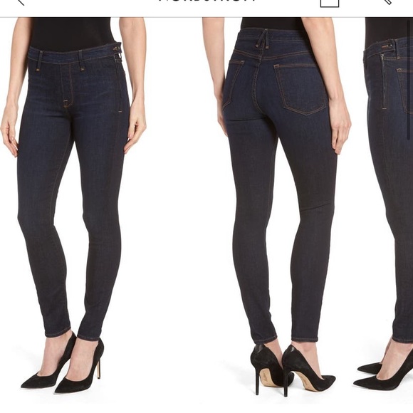 Good American Denim - LIKE NEW Good American side zip high rise skinny jean. So comfy and stretchy!